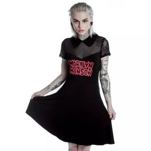 SOLD Killstar x Marilyn Manson Sedate skater dress